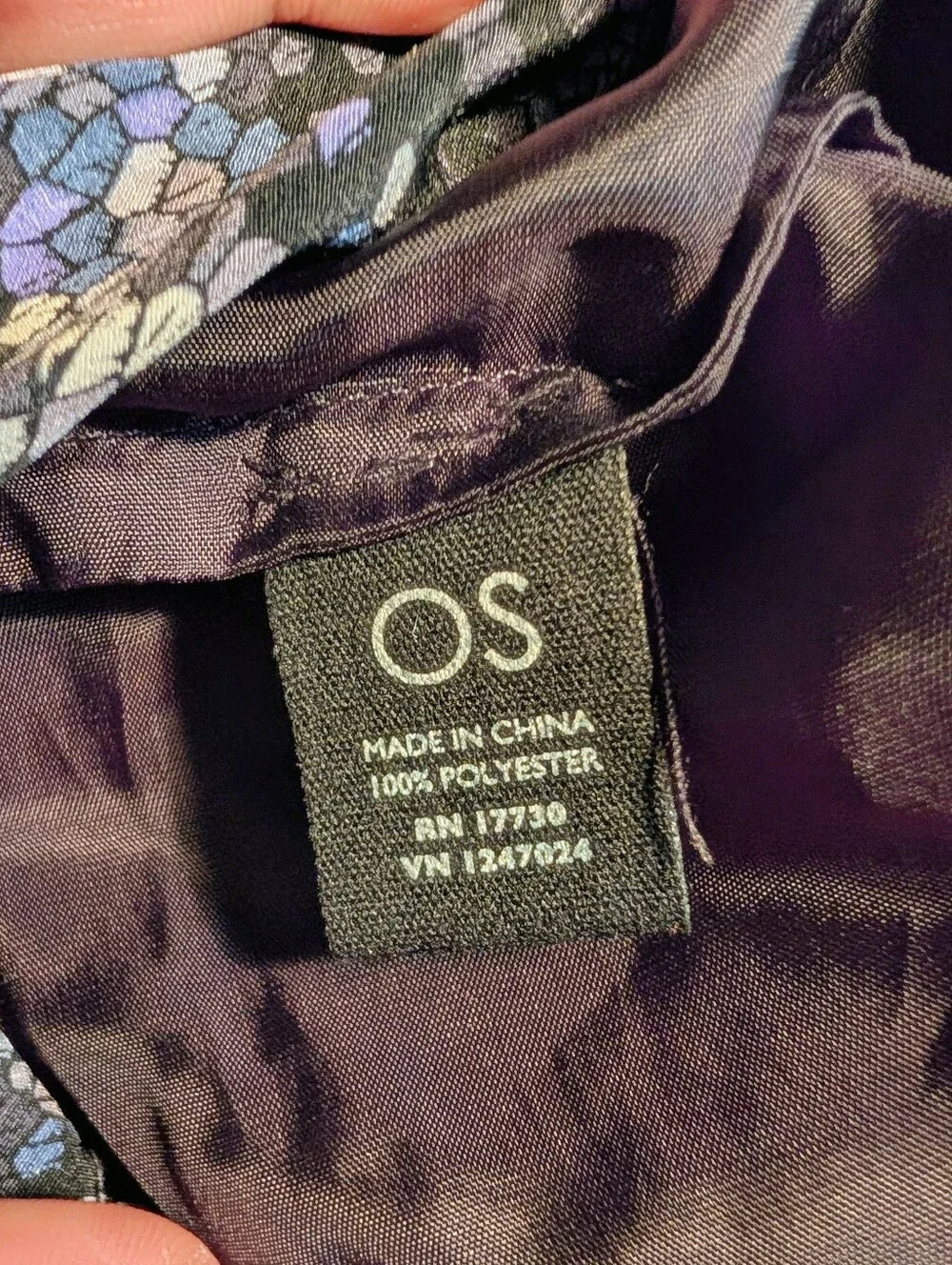NWOT Who What Wear x Target Hidden Pocket Infinity Scarf Mosaic Print 2016